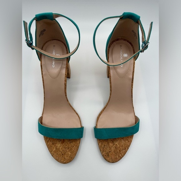 Bandolino Armory Sandal Heeled with Cork Detail NWOT - Picture 2 of 7